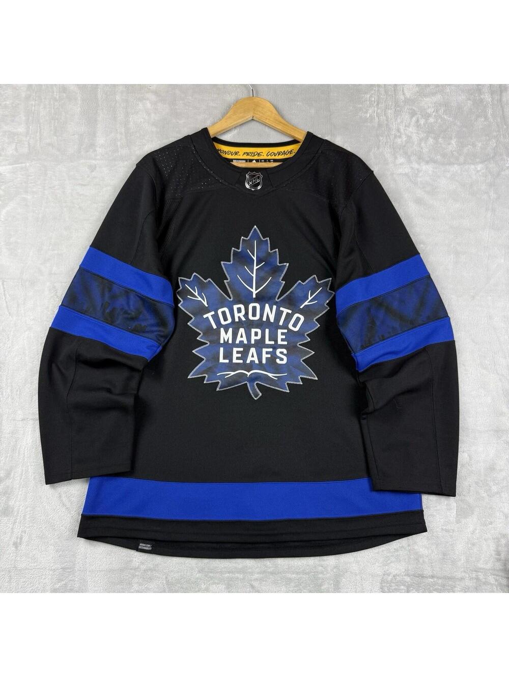 Adidas Toronto Maple Leafs x Drew House Reversible Jersey Black Size 46 NHL Fan
